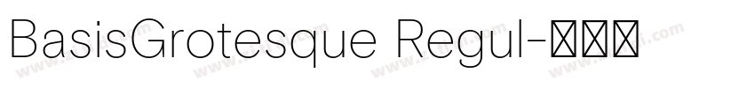 BasisGrotesque Regul字体转换 BasisGrotesque Regul字体转换